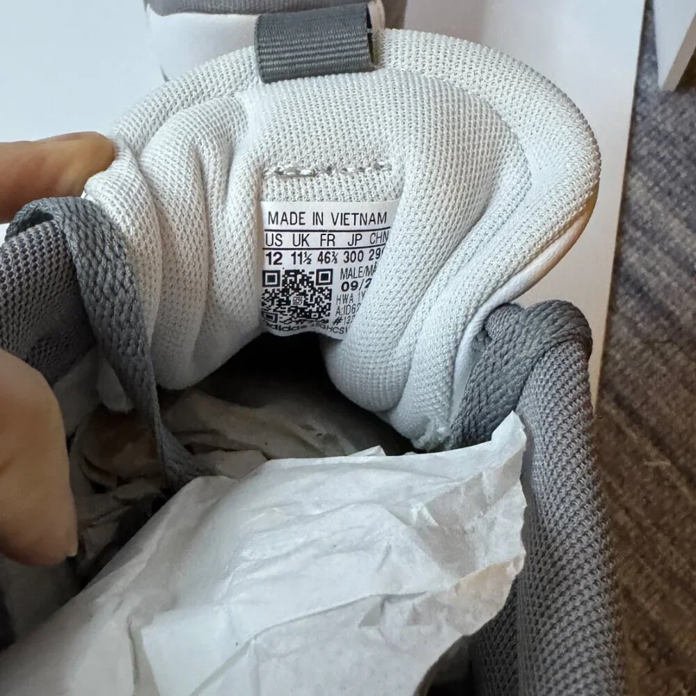 adidas VL Court 3.0 Gray White Men's 12 NIB‎